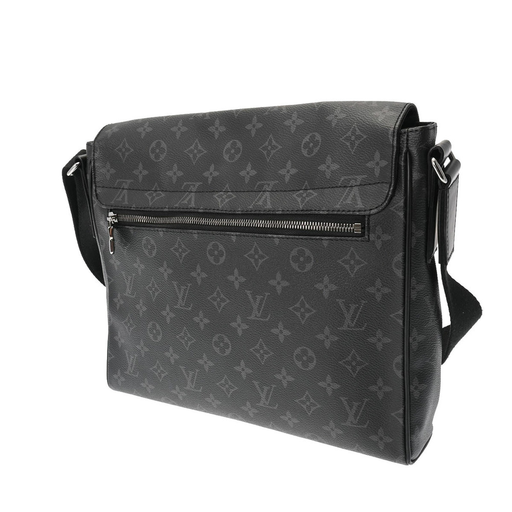 Louis Vuitton Gray Eclipse Bag District Black Monogram NM Canvas Shoulder Black